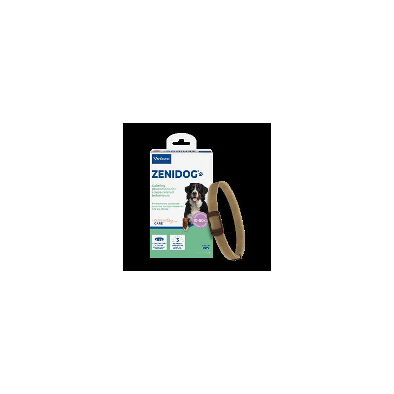 Zenidog Collare Anti Stress per cani medi e grandi, riduce ansia e stress, 1 collare 3 mesi