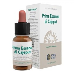Formato di Forza Vitale Ecosol Prima Essenza Cajeput per Benessere Organismo Gocce 10 ml Formato di Forza Vitale Ecosol Prima Essenza Cajeput per Benessere Organismo Gocce 10 ml
