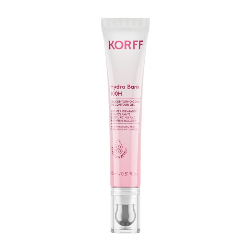 Korff Hydra Bank 100H Gel Contorno Occhi Booster Idratante e Rimpolpante 15ml