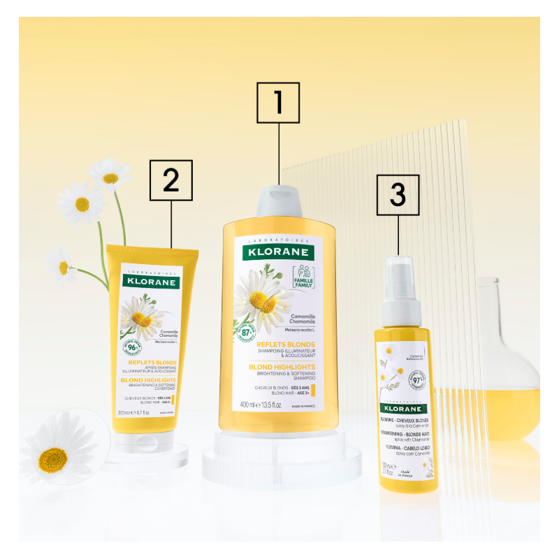 Klorane Shampoo alla Camomilla per Capelli Chiari 400ml Klorane Shampoo alla Camomilla per Capelli Chiari 400ml