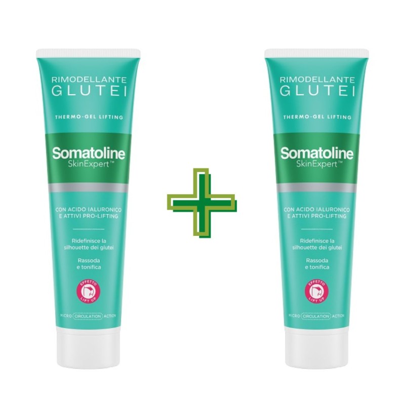 Formato di Somatoline Skin Expert Rimodellante Glutei Thermo Gel 2 Confezioni da 150ml