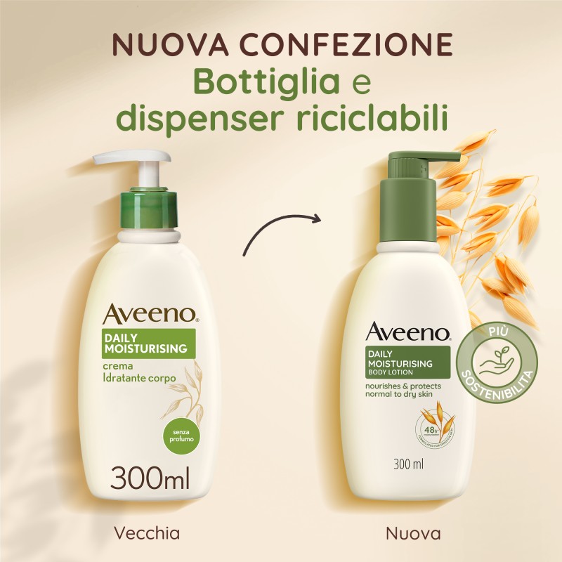 Aveeno Daily Moisturising Crema Idratante per il Corpo 300ml Aveeno Daily Moisturising Crema Idratante per il Corpo 300ml