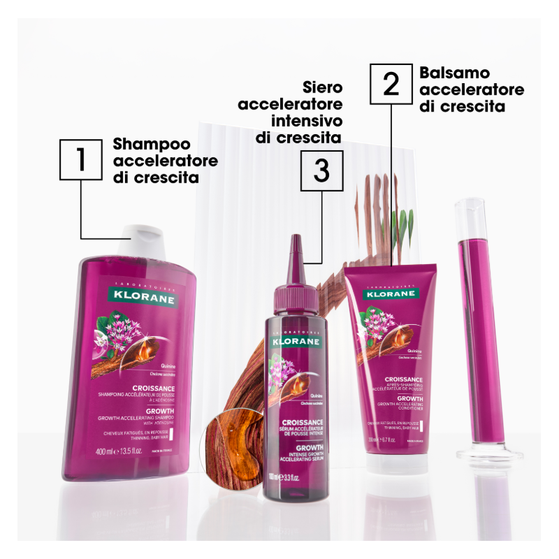 Klorane Shampoo Acceleratore di Crescita Fisiologica per Capelli 400ml Klorane Shampoo Acceleratore di Crescita Fisiologica per Capelli 400ml