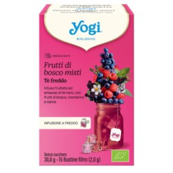 foto di Yogi Tea Frutti di Bosco Misti Cold Brew per Tè Freddo 15 Bustine Filtro foto di Yogi Tea Frutti di Bosco Misti Cold Brew per Tè Freddo 15 Bustine Filtro
