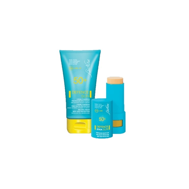 Defence Sun Sole d'inverno protezione solare viso e zone sensibili kit crema 50ml + stick 9ml Defence Sun Sole d'inverno protezione solare viso e zone sensibili kit crema 50ml + stick 9ml