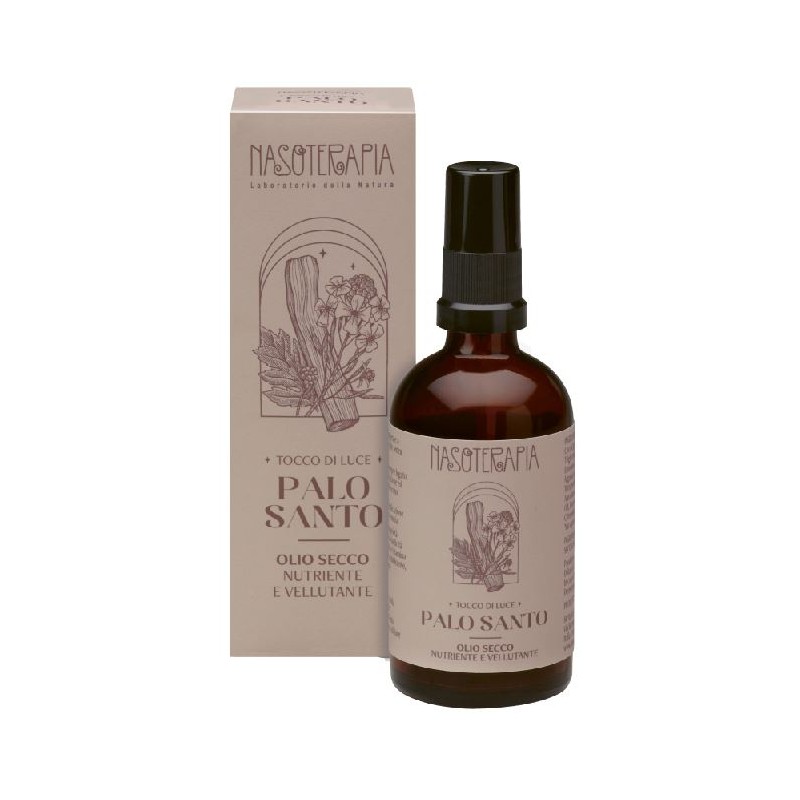Nasoterapia Olio Secco Palo Santo Tocco Di Luce per Pelle Nutriente e Illuminata 100ml Nasoterapia Olio Secco Palo Santo Tocco Di Luce per Pelle Nutriente e Illuminata 100ml