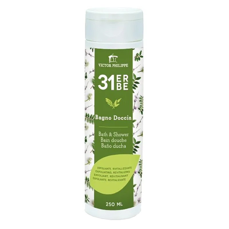 Bagno Doccia Esfoliante 31 Erbe per Pelle Morbida e Luminosa Flacone 250ml Bagno Doccia Esfoliante 31 Erbe per Pelle Morbida e Luminosa Flacone 250ml