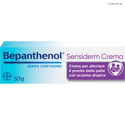 Formato di Bepanthenol Sensiderm Crema lenitiva Dermatite e Prurito 50g