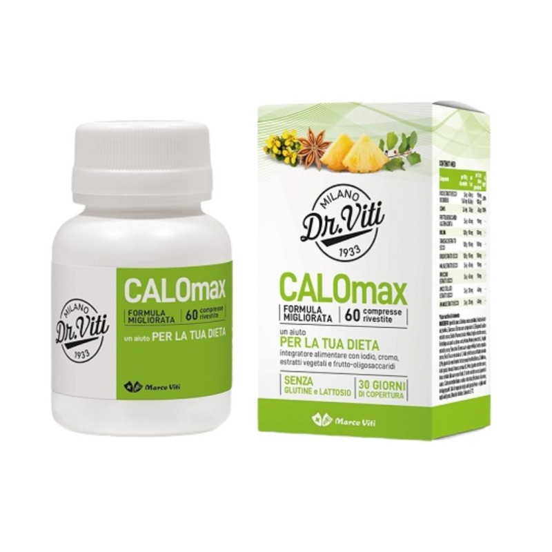 Flacone Marco Viti Calomax Integratore Metabolismo 60 Compresse Flacone Marco Viti Calomax Integratore Metabolismo 60 Compresse