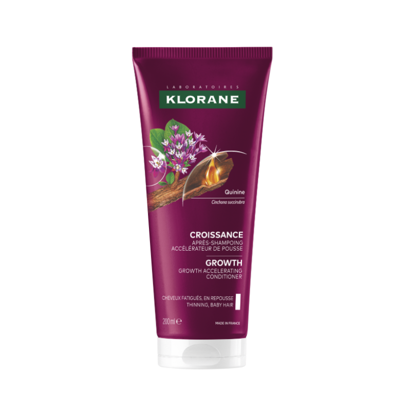 flacone di Klorane Chinina Balsamo Acceleratore di Crescita Capelli 200ml flacone di Klorane Chinina Balsamo Acceleratore di Crescita Capelli 200ml