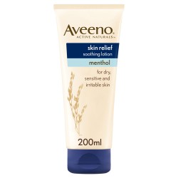 flacone di Aveeno Skin Relief Crema Idratante Lenitiva 200 ml flacone di Aveeno Skin Relief Crema Idratante Lenitiva 200 ml
