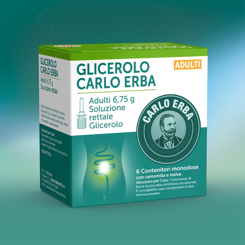Glicerolo Carlo Erba Adulti Lassativi 6 Microclismi 6,75 g