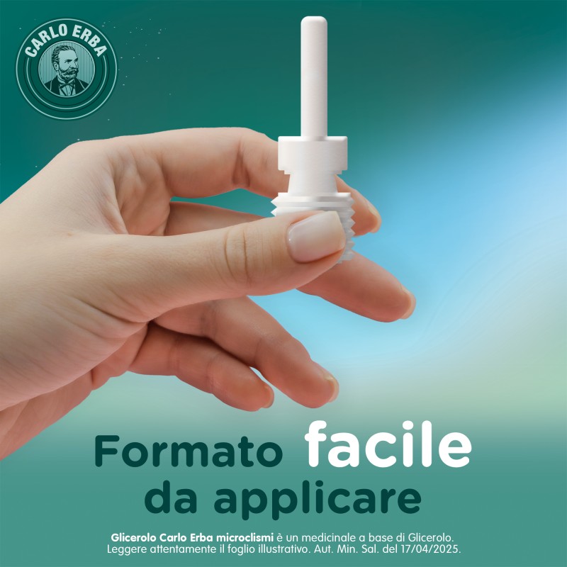 Glicerolo Carlo Erba Adulti Lassativi 6 Microclismi 6,75 g