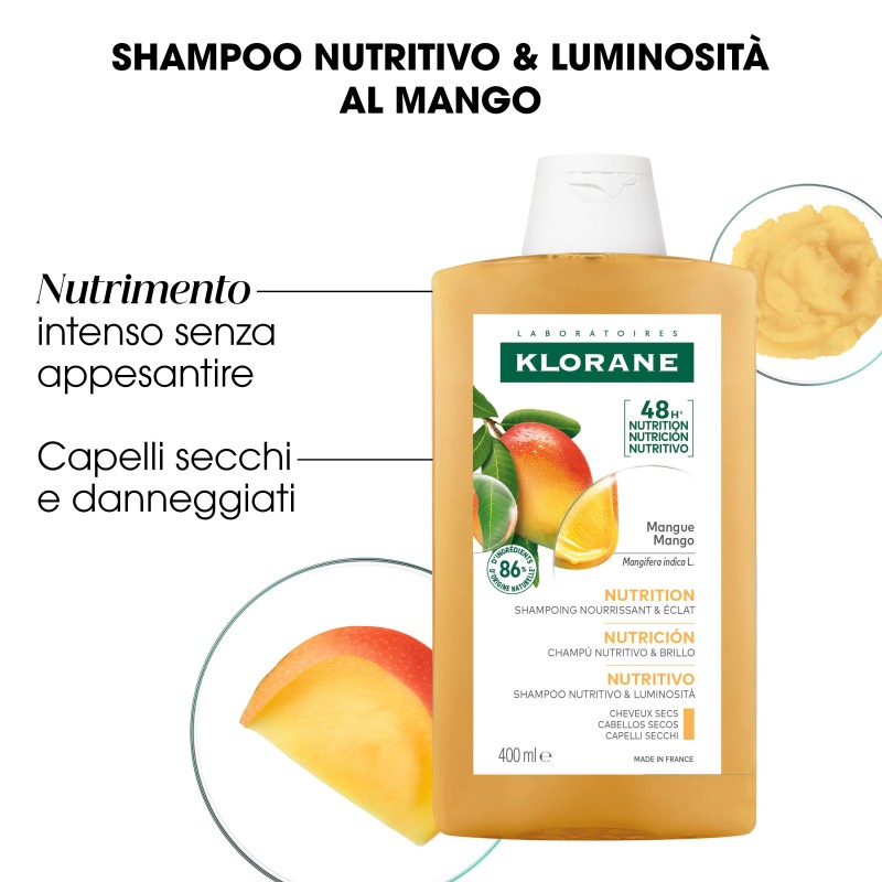 Utilizzo di Klorane Shampoo Al Mango per Capelli Secchi Idratante 400ml Utilizzo di Klorane Shampoo Al Mango per Capelli Secchi Idratante 400ml
