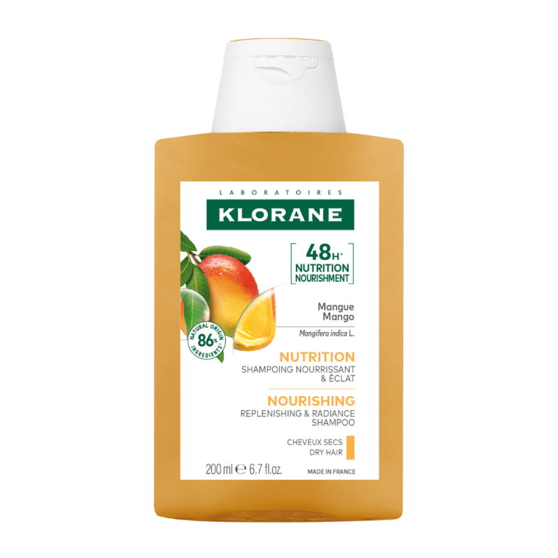 Formato di Klorane Shampoo al Mango per Capelli Secchi 200ml Formato di Klorane Shampoo al Mango per Capelli Secchi 200ml