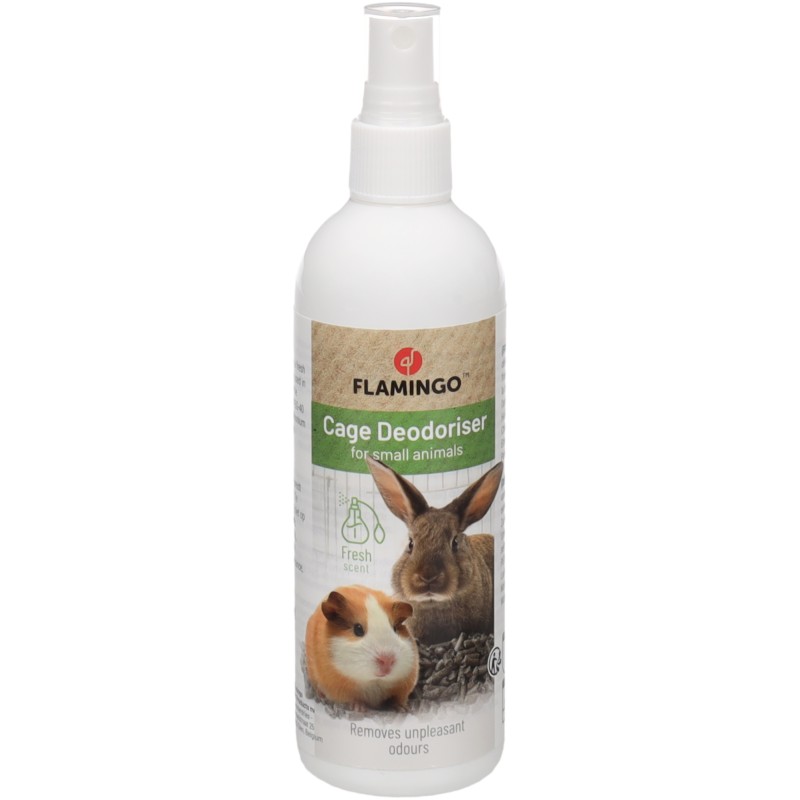 Flamingo Roditori Spray Rimuovi Odori per Igiene Gabbie Roditori 175 ml Flamingo Roditori Spray Rimuovi Odori per Igiene Gabbie Roditori 175 ml