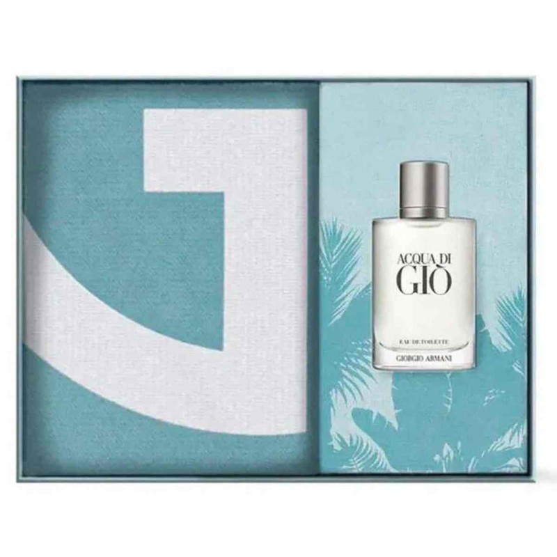 Acqua di Giò Eau de Toilette Giorgio Armani per Uomo Fresco e Versatile 100 ml + Telo Mare Acqua di Giò Eau de Toilette Giorgio Armani per Uomo Fresco e Versatile 100 ml + Telo Mare