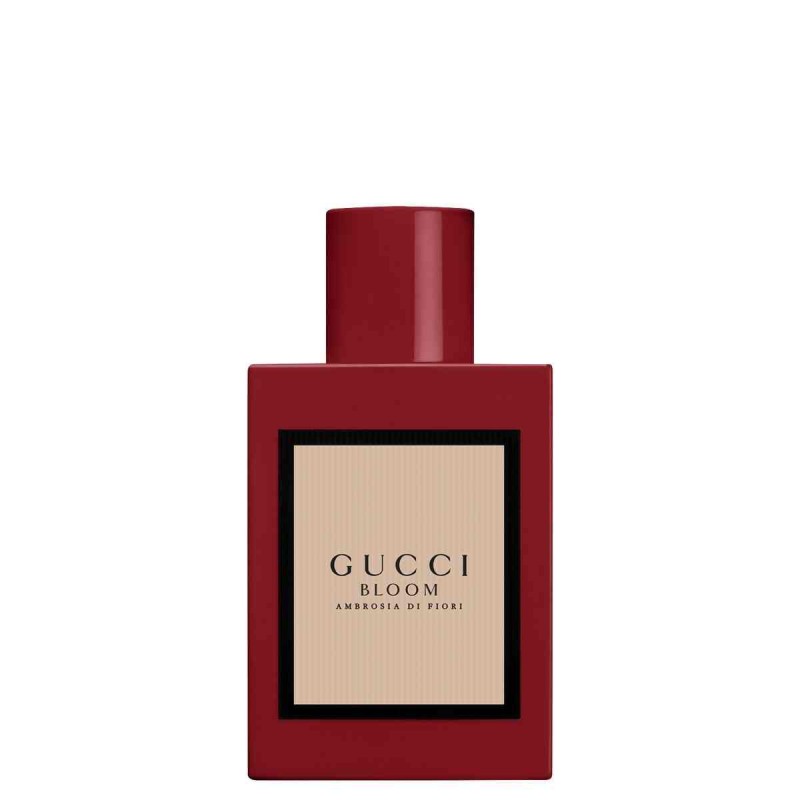 Gucci Bloom Ambrosia di Fiori Eau de Parfum Intense per Donna, Profumo Floreale Persistente 50 ml