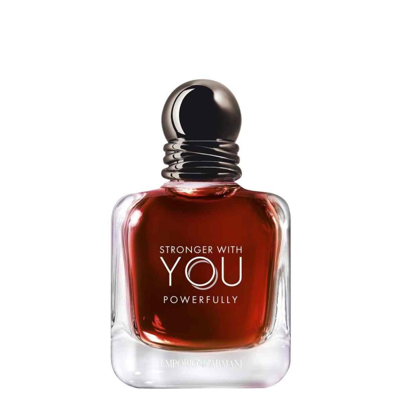Giorgio Armani Stronger With You Powerfully Eau de Parfum per Uomo, Profumo Intenso e Persistente 50 ml Giorgio Armani Stronger With You Powerfully Eau de Parfum per Uomo, Profumo Intenso e Persistente 50 ml