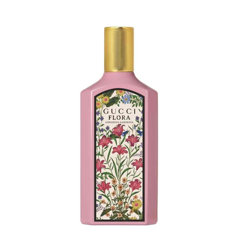 Gucci Flora Gorgeous Gardenia Eau de Parfum per Donna, Fragranza Floreale e Fruttata 100 ml