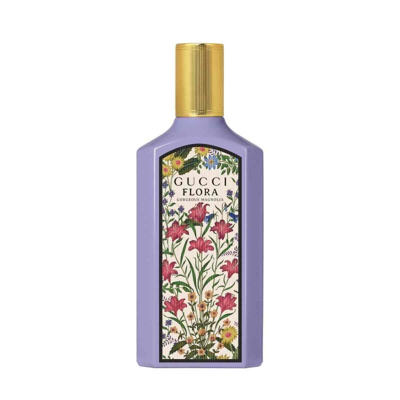 Gucci Flora Gorgeous Magnolia Eau de Parfum per Donna, Profumo Floreale Fruttato 100 ml