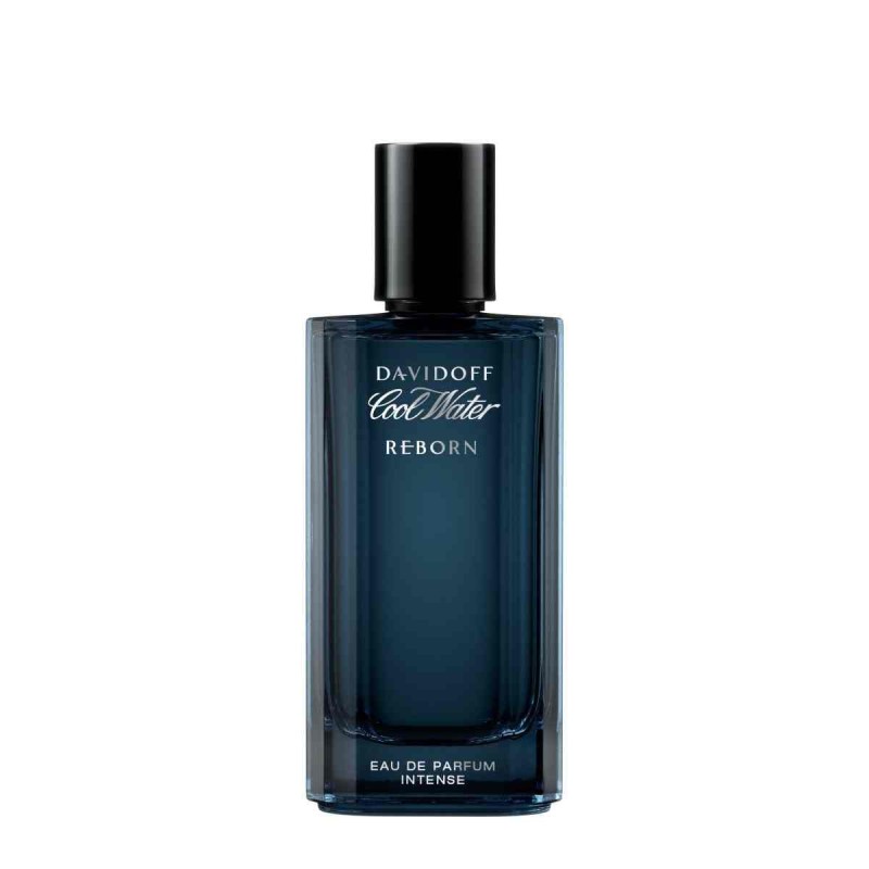 Davidoff Cool Water Reborn Eau de Parfum Intense per Uomo, Fragranza Legnosa e Persistente 50 ml