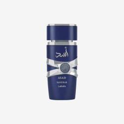 Lattafa Asad Zanzibar Eau de Parfum per Uomo, Profumo Orientale Speziato Spray 100 ml Lattafa Asad Zanzibar Eau de Parfum per Uomo, Profumo Orientale Speziato Spray 100 ml