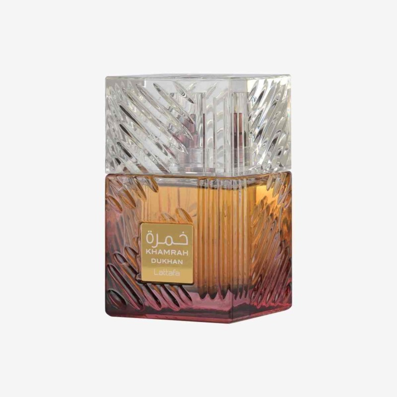 Lattafa Khamrah Dukhan Eau de Parfum profumo unisex orientale e speziato 100 ml