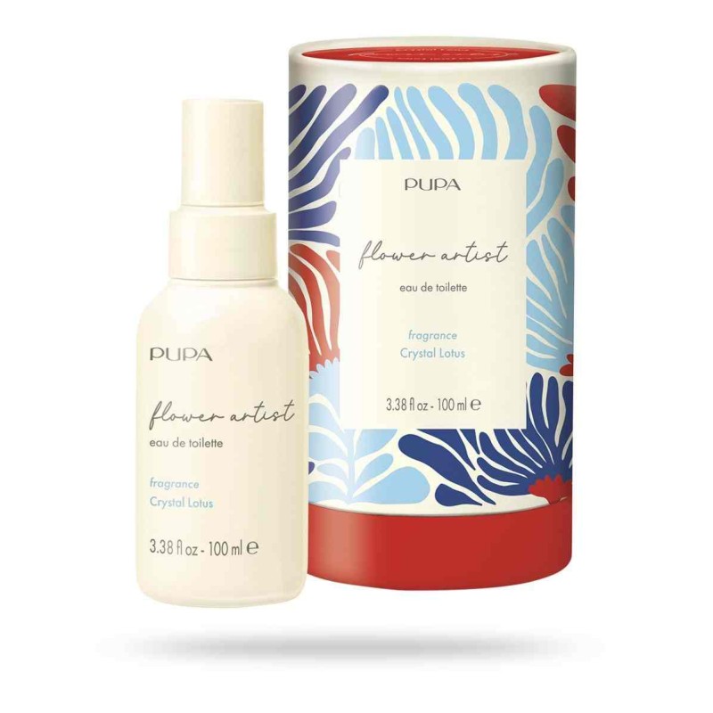 Pupa Flower Artist Acqua Profumata Crystal Lotus profumo floreale fresco per donna 100 ml Pupa Flower Artist Acqua Profumata Crystal Lotus profumo floreale fresco per donna 100 ml