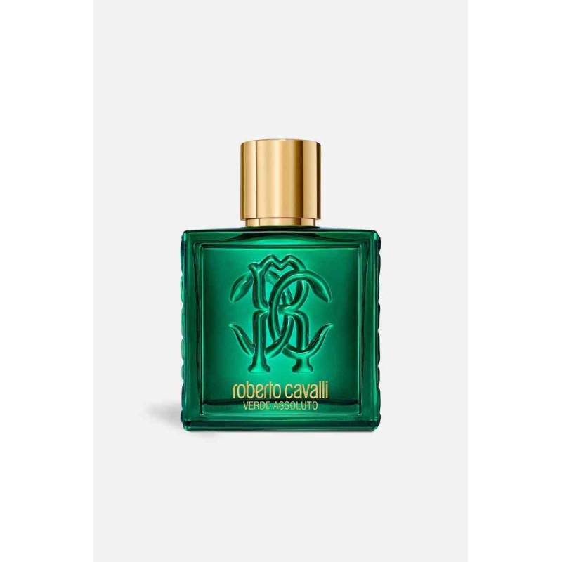 Roberto Cavalli Verde Assoluto Eau de Parfum per Uomo, Fragranza Speziata e Legnosa 100 ml