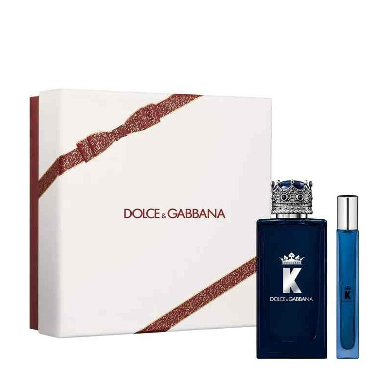 Dolce & Gabbana K Parfum Set profumo uomo intenso e sensuale flacone 50ml + travel spray 75ml