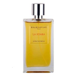 Eolie Parfums La Sciara Eau de Parfum, profumo unisex legnoso-orientale, flacone 100 ml