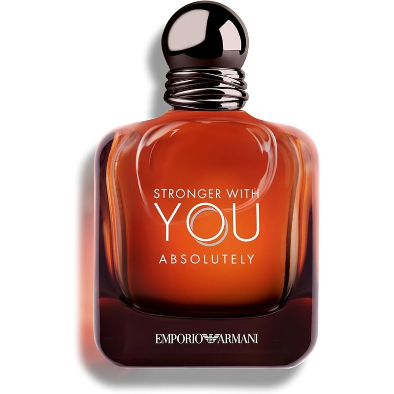 Formato di Emporio Armani Stronger With You Absolutely Eau de Parfum per Uomo, Fragranza Intensa e Persistente 100 ml