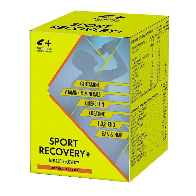 4+ Nutrition Sport Recovery+ Orange per Recupero Muscolare 10 Bustine da 60g