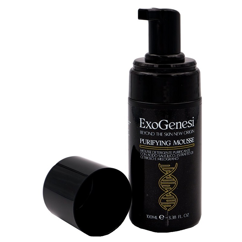 Exogenesi Purifying Mousse detergente viso per pelle mista e sensibile 100ml