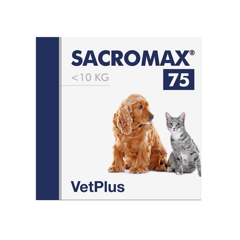 Sacromax 75 supporto epatico per cani e gatti 30 bustine da 4g