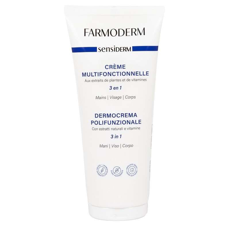 Farmoderm Dermocrema Polifunzionale crema idratante e protettiva per pelle secca e sensibile 200ml