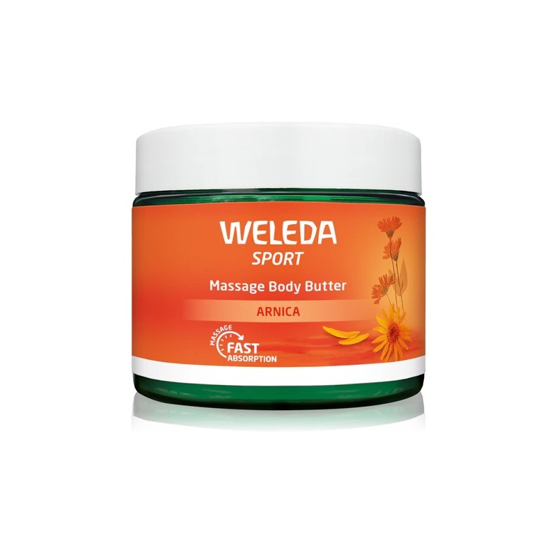 Formato di Weleda Burro Corpo Arnica per Sollievo Muscolare e Idratazione Vasetto 150 ml