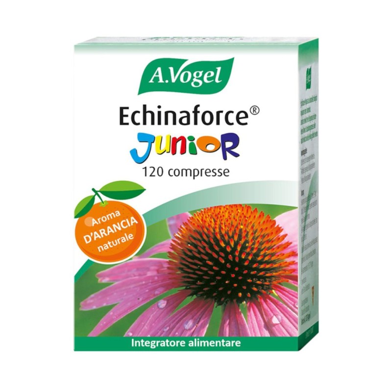 Confezione A.Vogel Echinaforce Junior per Difese Immunitarie 120 Compresse Masticabili Confezione A.Vogel Echinaforce Junior per Difese Immunitarie 120 Compresse Masticabili