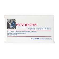 Confezione Aminoderm Integratore per Capelli e Unghie Fragili 40 Compresse 500 mg Confezione Aminoderm Integratore per Capelli e Unghie Fragili 40 Compresse 500 mg