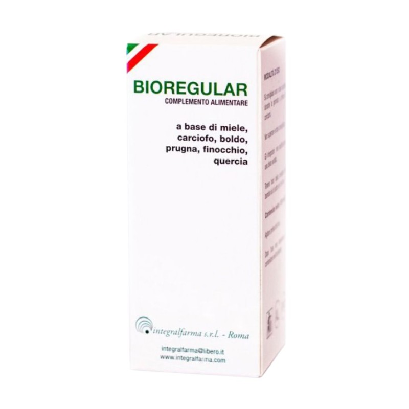 Confezione Bioregular Sciroppo Regolarità Intestinale per Adulti e Bambini Flacone 150 ml Confezione Bioregular Sciroppo Regolarità Intestinale per Adulti e Bambini Flacone 150 ml