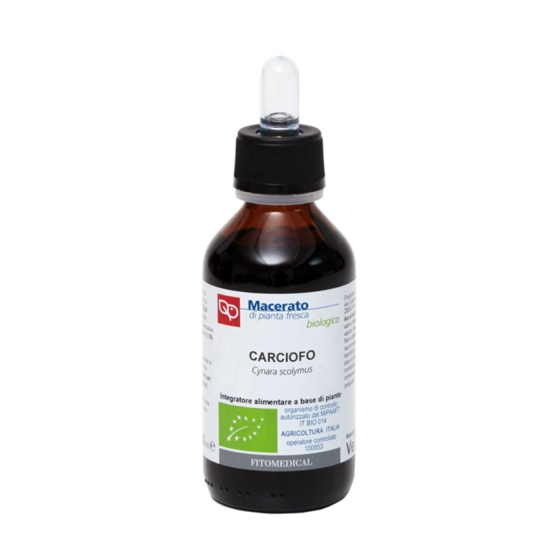 Flacone Carciofo Tintura Madre Bio per Fegato e Digestione 100 ml Flacone Carciofo Tintura Madre Bio per Fegato e Digestione 100 ml
