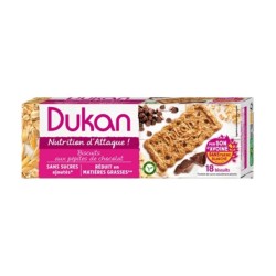 Confezione Dukan Biscotti Crusca di Avena con Gocce di Cioccolato per Snack Leggero e Ricco di Fibre 18 Biscotti Confezione Dukan Biscotti Crusca di Avena con Gocce di Cioccolato per Snack Leggero e Ricco di Fibre 18 Biscotti