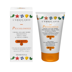 foto di L'Erbolario Piccolosole Crema Solare Bambini Protezione Alta SPF30 125 ml foto di L'Erbolario Piccolosole Crema Solare Bambini Protezione Alta SPF30 125 ml
