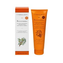 confezione di L'Erbolario Soleombra Fluido Doposole Setificante Viso & Corpo Maxi Formato 300ml confezione di L'Erbolario Soleombra Fluido Doposole Setificante Viso & Corpo Maxi Formato 300ml