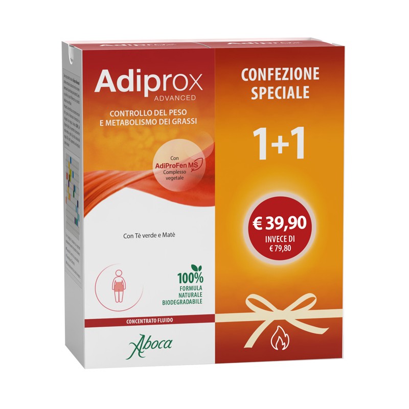 Adiprox Fluido Cs integratore per controllo peso e metabolismo 2 flaconi da 325 g