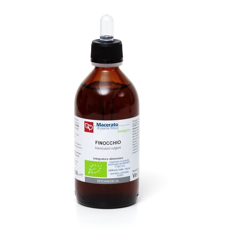 Fitomedical Finocchio Tintura Madre per Digestione 200 Ml Bio