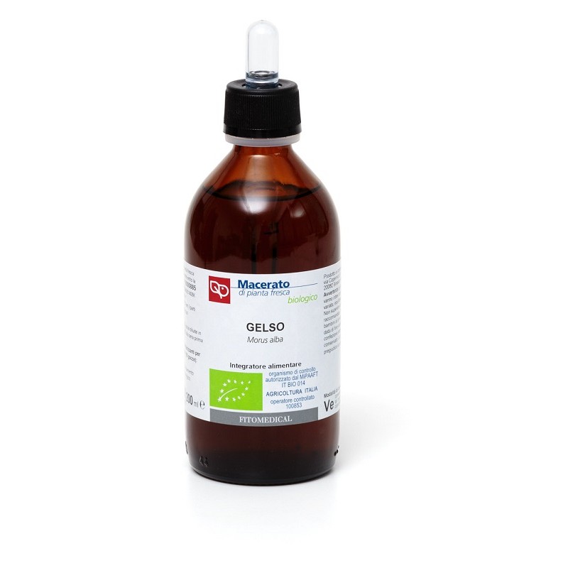 Fitomedical Gelso Tintura Madre per Metabolismo zuccheri 200 Ml Bio