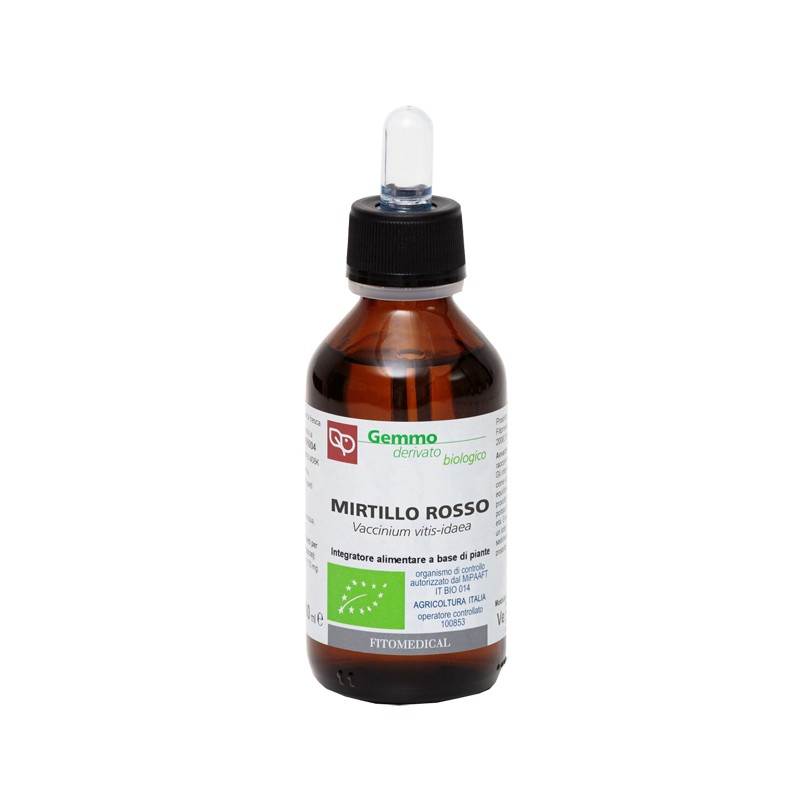 Fitomedical Mirtillo Rosso Macerato Glicerico per Vie Urinarie 100 Ml Bio