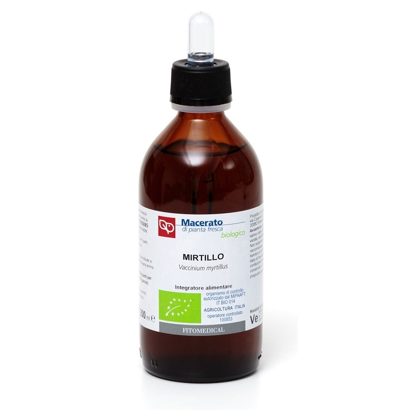Fitomedical Mirtillo Tintura Madre per Circolazione 200 Ml Bio